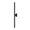 Z-Lite Edge Outdoor Wall, 2-Light, 4.5 In.W x 3.75 In.L x 33.25 In.H, Black/Sandblast 576M-2-BK-LED - alternate 7